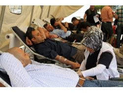 Mardin Emniyet Müdürlüğü Personeli Kan Bağışında Bulundu