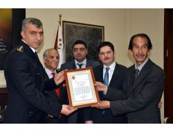 Kkdgc, Emniyet Müdürü Çakmak’a Plaket Verdi