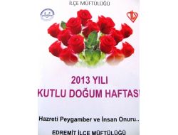 Edremit İlçe Müftülüğü Kutlu Doğum Hazırlıklarına Başladı