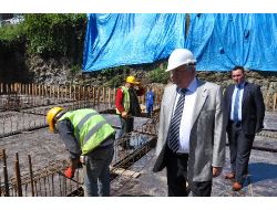 Başkan Posbıyık Avm İnşaatını İnceledi