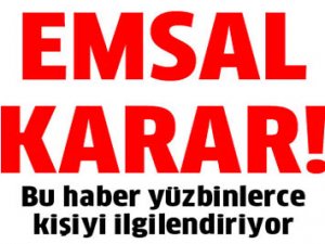 EMSAL KARAR