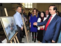 Meslek Edindirme Kursuna Katılan Öğrenciler Sergi Açtı