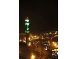 Bitlis'te Kutlu Doğum Haftası Nedeniyle Minareler Işıl Işıl