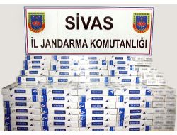 SİVAS’TA KAÇAK SİGARA OPERASYONU