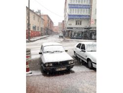 17 Nisan’da Akkuş’a Kar Yağdı