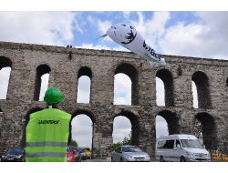 Greenpeace'den Bozdoğan Kemeri'nde Santral Mesajı