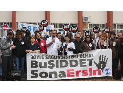 Sağlık Çalışanları, Dr. Ersin Arslan'ın Ölüm Yıldönümünde Grev Yaptı