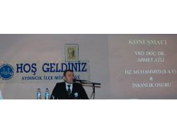 Aydıncık’ta 'Hazreti Peygamber Ve İnsan Onuru' Konulu Konferans Düzenlendi