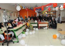 Hastane Sınıfındaki Öğrenciler 23 Nisan Coşkusunu Şimdiden Yaşamaya Başladı