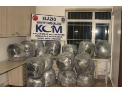 Elazığ'da 234 Kilogram Esrar