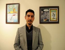 Matematik Öğretmeni Karikatüristten "4 Yanlış 1 Doğruyu" Konulu Sergi
