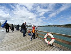 Minik Balıkçılar Mavi Göl’e Olta Attı