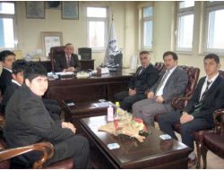 Eml İdareci Ve Öğrencileri, Müftü Akın'ı Ziyaret Etti