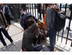 İstanbul Üniversitesi’nde Polisle Öğrenciler Arasında Arbede