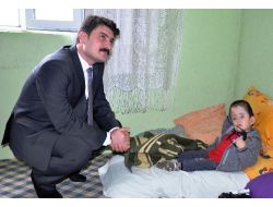 Korkut Kaymakamı Engelli Ve Yatalak Hastası Olan Aileleri Ziyaret Etti