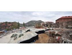 Hacı Bayram Yeraltı Otoparkı Tamamlanmak Üzere