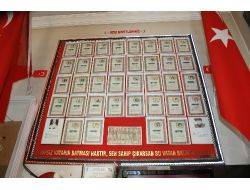 Şehitlerin Anısını Dükkânında Yaşatıyor