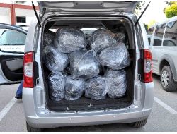 131 KİLO ESRARLA YAKALANDI