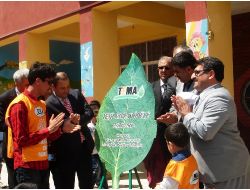 Tema'dan Muş İlyas Sami İlköğretim Okulu’na 'Yeşil Yaprak' Ödülü