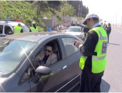 D-130 Üzerinde Emniyet Kemeri Kontrolü Yapıldı