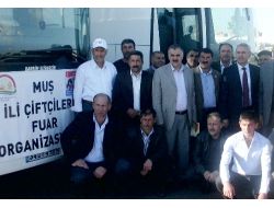 Muşlu Çiftçiler Diyarbakır Tarım Fuarı'na Katıldı