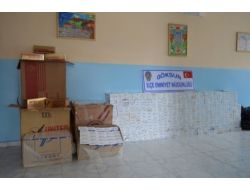 Göksun'da Kaçak Sigara Ele Geçirildi