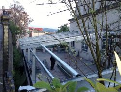 Bozhane Camii Avlusunun Üzeri Kapatılıyor