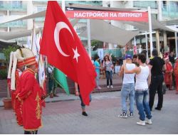 Marmaris'te Rus Mtv Kanalı Çalışanlarına Mehterli Karşılama