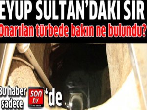 Eyüp Sultan'daki sır görüntüler