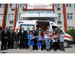 'Benim Dünyam 112' Resim Yarışmasında Dereceye Girenler Ödüllendirildi