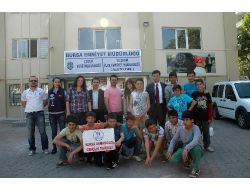 Yurtta Kalan Öğrenciler, Çocuk Polisini Ziyaret Etti