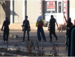 Cizre’de İzinsiz Olaylara Polis Müdahale Etti