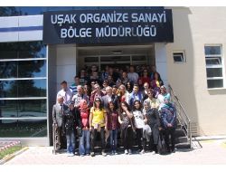 Proje İçin Uşak’a Gelen Öğrenciler Uosb’yi Ziyaret Etti