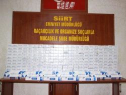 Siirt'te  2 Bin 600 Paket Kaçak Sigara  Ele Geçirildi!!