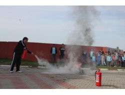 Burç Ceyhan Koleji'nde Deprem Tatbikatı