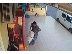 Yabancı Hırsız Yakayı Ele Verdi