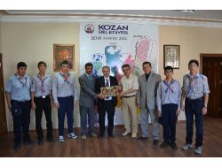 Çanakkale'den Dönen İzcilerden Başkan Özgan’a Teşekkür Ziyareti