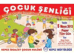 Müftülük, Antalyalı Çocuklar İçin Şenlik Düzenliyor