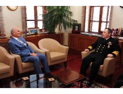 Sahil Güvenlik Komutanı, Başkan Yılmaz’ı Ziyaret Etti