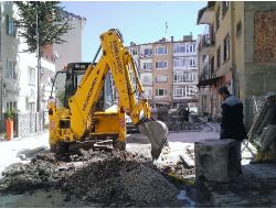 Alt Yapı Çalışması Sırasında Doğalgaz Borusu Koptu