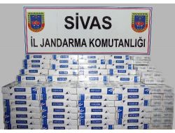 SİVAS’TA KAÇAK SİGARA OPERASYONU