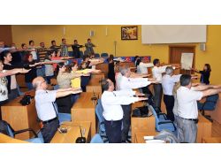 Belediye Personeline İşyeri Egzersizleri Eğitimi Verildi