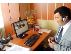 Orhaneli’nde İlçe Milli Eğitim Müdürlüğü E-konferans Sistemine Geçti