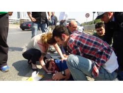 Ağır Yaralı Genç, Kaza Mahallinden Kaçmak İstedi