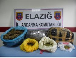 Elazığ'da 14 Kilogram Uyuşturucu Madde