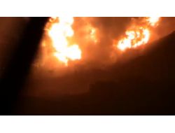 Şam’ı Sarsan Büyük Patlamalar Kameraya Yansıdı