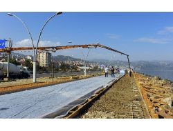 Trabzon Sahilindeki Bisiklet Yolu Büyütülüyor