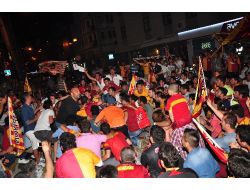 Galatasaray Taraftarı Fethiye'de Şampiyonluğu Kutladı
