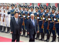 Filistin Devlet Başkanı Abbas Çin’de..