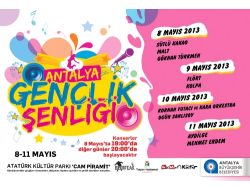 Antalya’da Gençler Şenlikte Birbirinden Ünlü Sanatçılarla Buluşacak